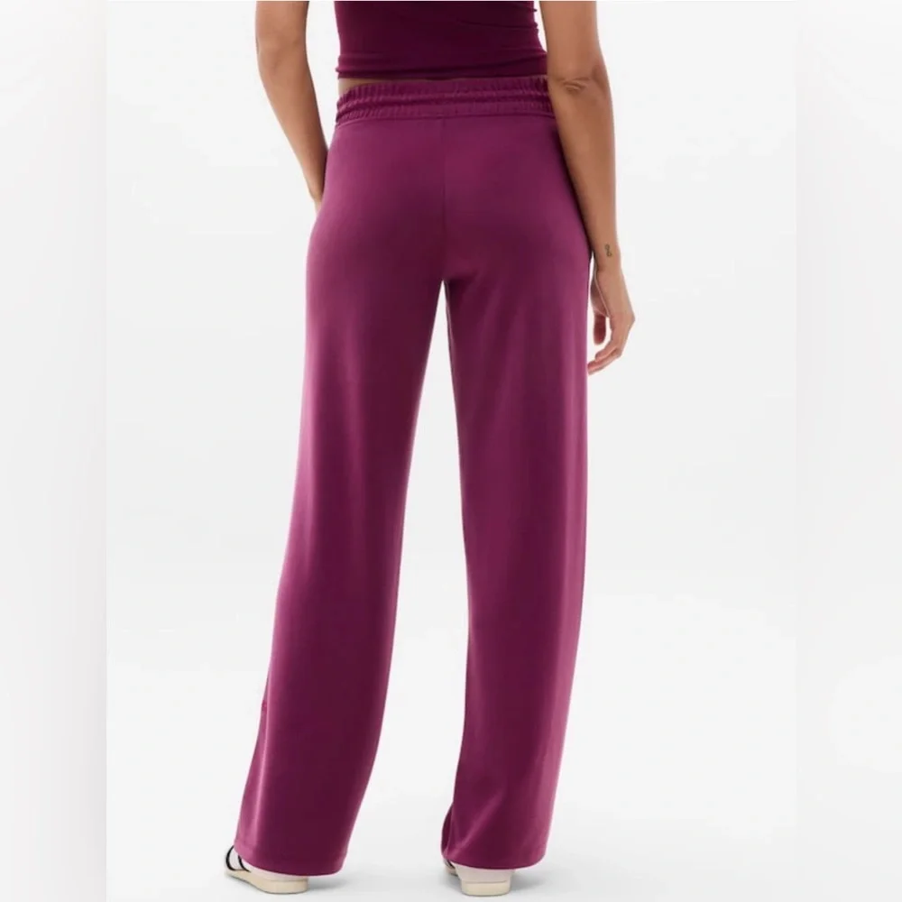 NWT Athleta Seasoft Straight Plum Pant Sz XS - Picture 5 of 8
